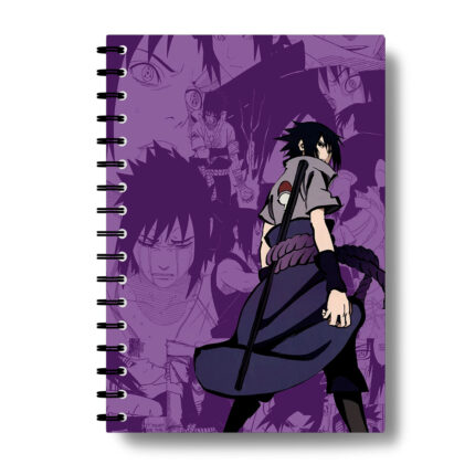 Caderno Sasuke Uchiha 96 Folhas – Arte Anime Naruto